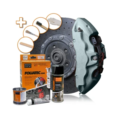 Afbeelding van FOLIATEC 2197 Remklauwlak spuitbus 400, 125, 50 Zilver