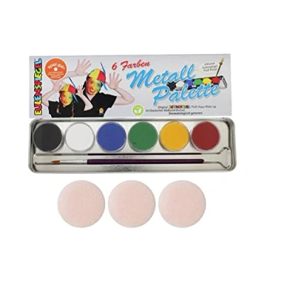 Afbeelding van Schmink palet, kleuren assorti, 6