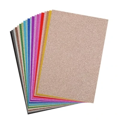 Afbeelding van Florence Glitter papier Assortiment A4 250g 20x2 vellen