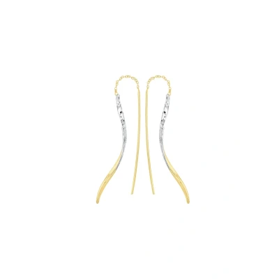 Afbeelding van Amor Uniseks sieraden voor dames en heren, tweekleurig, levering in sieradengeschenkdoos, goud 375/9 karaat, geelgoud, zonder, Zonder