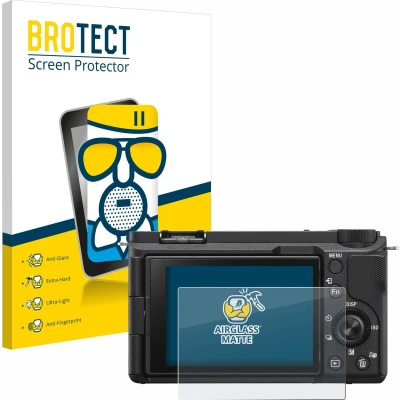 Afbeelding van BROTECT Screenprotector voor Sony Alpha ZV E10 II Folie Beschermfolie Beschermglas matte