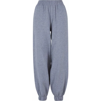 Afbeelding van Build your Brand Ladies High Waist Ballon Sweat Pants BY265 Heather Grey