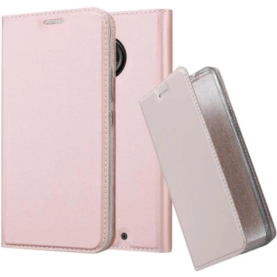 Afbeelding van Cadorabo Hoesje geschikt voor Motorola MOTO X4 in CLASSY ROSE GOUD Beschermhoes met magnetische sluiting, standfunctie en kaartvakje Book Case Cover Etui