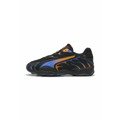 Afbeelding van PUMA Inhale Sneakers Unisex, Zwart/Oranje, Maat 48