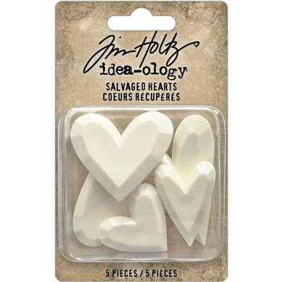 Afbeelding van Idea ology Tim Holtz Salvaged Hearts (TH94380)