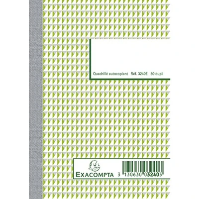 Image de Manifold Exacompta 50 feuillets 5x5cm 14,8x10,5cm Dupli