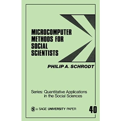 Afbeelding van Quantitative Applications in the Social Sciences Microcomputer Methods for Scientists