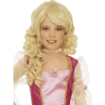 Afbeelding van WIDMANN Blonde prinsessenpruik voor meisjes Pruiken