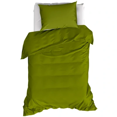 Afbeelding van Moodit Dekbedovertrek Basil Cactus Eenpersoons 140 x 220 cm Katoen