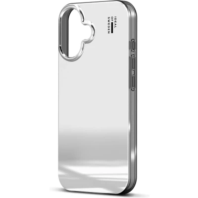 Afbeelding van iDeal of Sweden Hoesje Geschikt voor iPhone 16 Mirror Case Meerkleurig