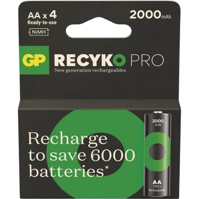 Afbeelding van Akumulatory GP ReCyko Pro Professional AA (HR6), 4 szt.
