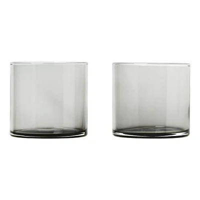 Afbeelding van Blomus Mera set/2 glas recht 0.2L smoke