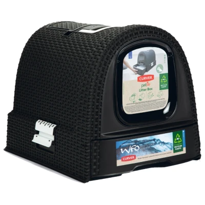 Afbeelding van Curver Kattentoilet Met Lade Kattenbak Antraciet
