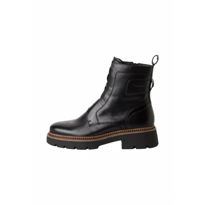 Afbeelding van Tamaris Dames 1 25420 43 modieuze dameslaarzen, zwart.