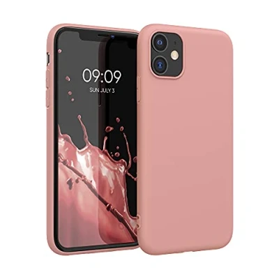 Afbeelding van kwmobile telefoonhoesje geschikt voor Apple iPhone 11 Hoesje smartphone Back cover in winter roze