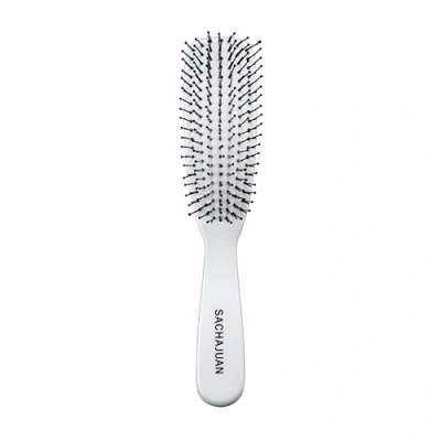 Afbeelding van SachaJuan Detangeling Brush Wit Haibu by Kapperskorting.com