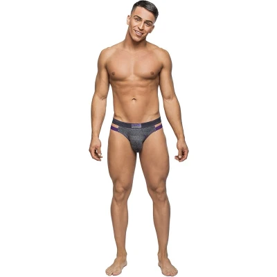 Afbeelding van Male Power Heather Haze Uitgesneden Bikini grey XL