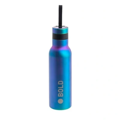 Image de LÄSSIG Bold Gourde pour enfant 500 ml en acier inoxydable sans BPA à double paroi Bleu/violet