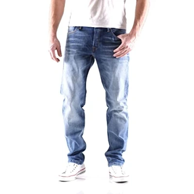 Image de JACK &amp; JONES JJIMIKE JJORIGINAL JOS 697 I.K Jean fuselé pour homme Coupe fuselée, bleu, 29W / 32L