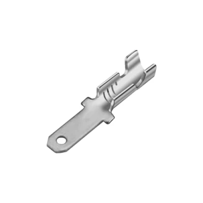 Afbeelding van Heschen 100 stuks mannelijke krimpklemmen met snelverbinding 2,8 mm niet geïsoleerde krimpconnector