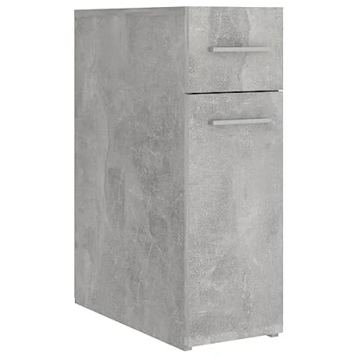 Image de vidaXL Armoire d&#039;apothicaire Gris béton 20x45,5x60 cm Bois ingénierie804215