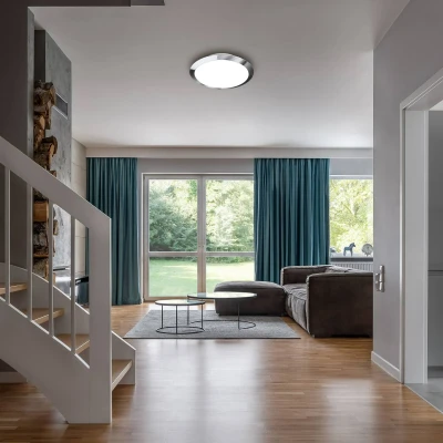 Afbeelding van BRILONER badkamerlamp 3766018 Neutraal wit 4000K IP44 spatwaterdicht 12W 1250 lm 31 x 6,5 cm chroomkleurig