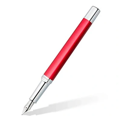 Afbeelding van STAEDTLER triplus vulpen F punt, rood lichaam