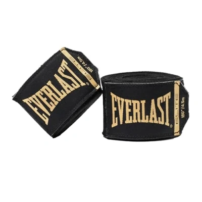 Afbeelding van Everlast Elite Handwraps Black 457cm Standaard