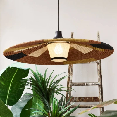 Afbeelding van Forestier Parrot hanglamp Ø80 large bruin
