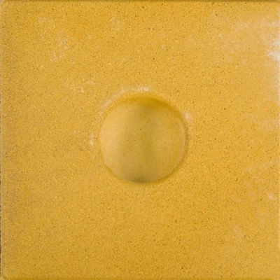 Afbeelding van Knikkerpottegel geel 30x30x4 cm Gardenlux