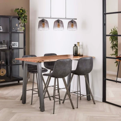 Afbeelding van Hoyz Bartafel Edge 80x147x92 4 Personen Hout