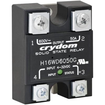 Afbeelding van Crydom Halfgeleiderrelais H16WD6090G 90 A Schakelspanning (max.): 660 V/AC Schakelend bij overbelasting 1 stuk(s)