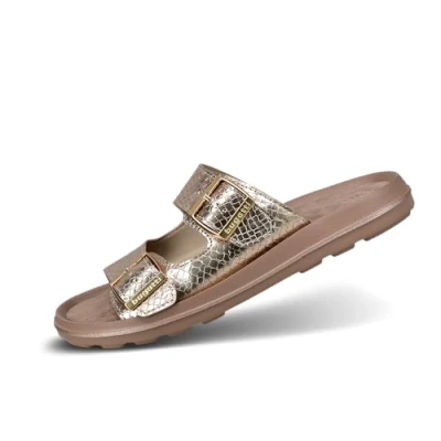 Afbeelding van bugatti Muiltjes, Dames, Maat: 39, Rose/metallics Kunststof