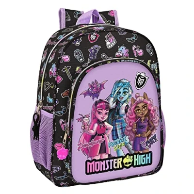 Afbeelding van Schoolrugzak Monster High Creep Zwart 32 X 38 12 cm