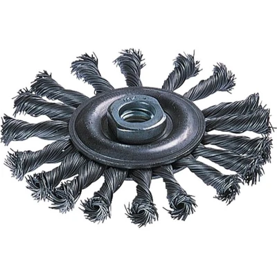 Afbeelding van Wolfcraft 2149000 Staaldraadborstel gedraaid 115 x 14mm