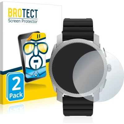 Afbeelding van BROTECT Screenprotector voor Fossil Gen 6 Hybrid Machine (45mm) Folie Beschermfolie transparant (2 Stuks)