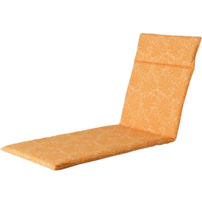 Afbeelding van Madison Ligbed kussen 60x190 cm Palm yellow outdoor