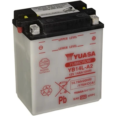 Afbeelding van Yuasa YB14L A2 Motoraccu 12 V 14 Ah