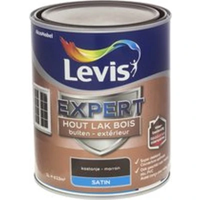Afbeelding van Levis Expert Lak Buiten Satin Kastanje 1L