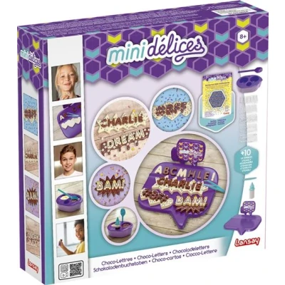 Afbeelding van Vaardigheidsspel Lansay Mini Délices Choco Letters Zoetwaren