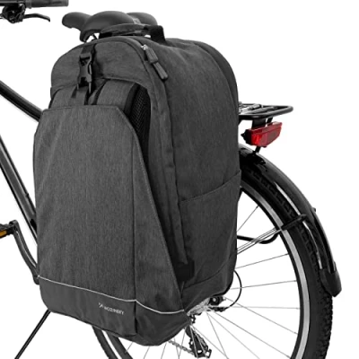 Afbeelding van Wozinsky fietskofferbak fietsrugzak met frame 2in1 30l zwart (WBB33BK)