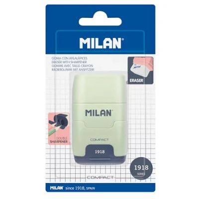 Afbeelding van MILAN® Blisterslijper, compact, 1918, verschillende kleuren, roze, groen, blauw, wit