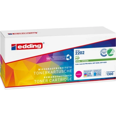 Afbeelding van Edding Toner vervangt HP 203A (CF543A) Compatibel Magenta 1300 bladzijden EDD 2202 18