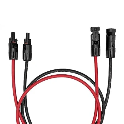 Afbeelding van Offgridtec Verlengkabel op zonne energie, PV stekker naar stekker, 6 mm², 1,5 m, rood/zwart