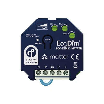 Afbeelding van Matter led dimmer module 0 250W Kleine inbouwdiepte Voor alle merken pulsdrukkers ECO DIM.10
