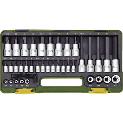 Afbeelding van Proxxon 23290 Dopsleutel bitinzetset 1/2, 1/4 42 delig