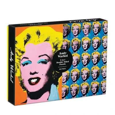 Afbeelding van Warhol Marilyn 500 Piece Double Sided Puzzle