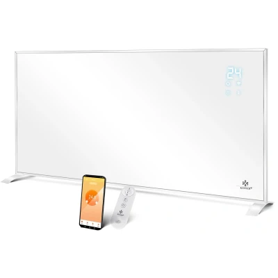 Afbeelding van KESSER® Infraroodverwarming, energiebesparend, infrarood staand apparaat en wandmontage, elektrische verwarming met afstandsbediening, thermostaat bediening via app, elektrisch verwarmingspaneel