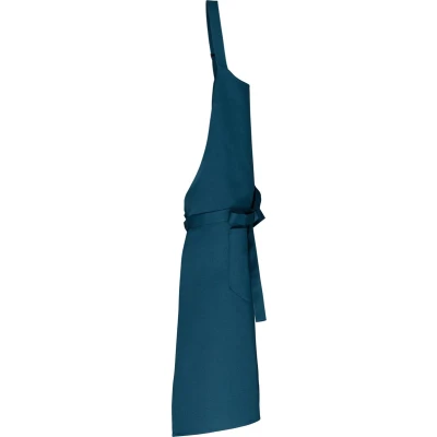 Afbeelding van Schort/Tuniek/Werkblouse Unisex One Size Kariban Peacock Blue 100% Katoen