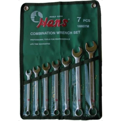 Afbeelding van HANS 16607M Set ring / steeksleutel 7